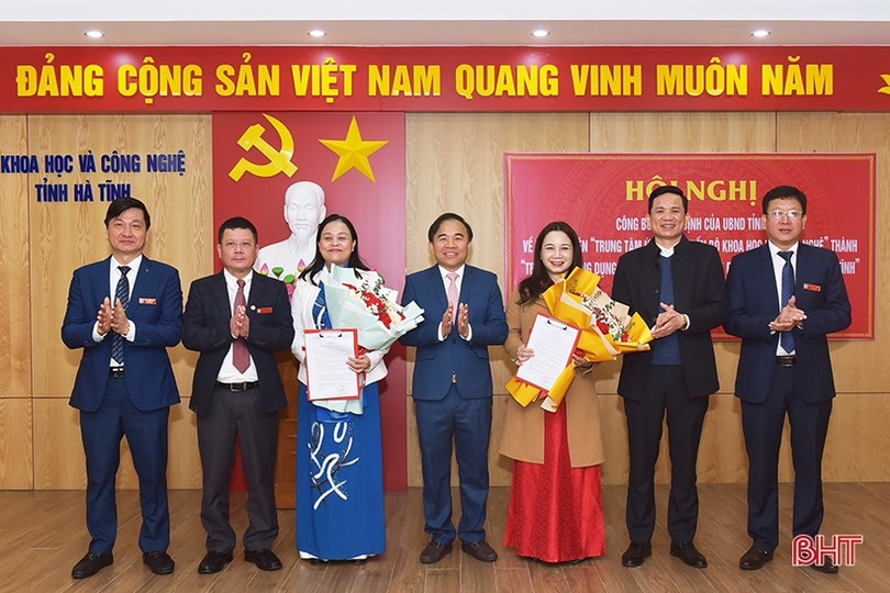 Ra mắt Trung tâm Ứng dụng KHCN và Đổi mới sáng tạo tỉnh Hà Tĩnh