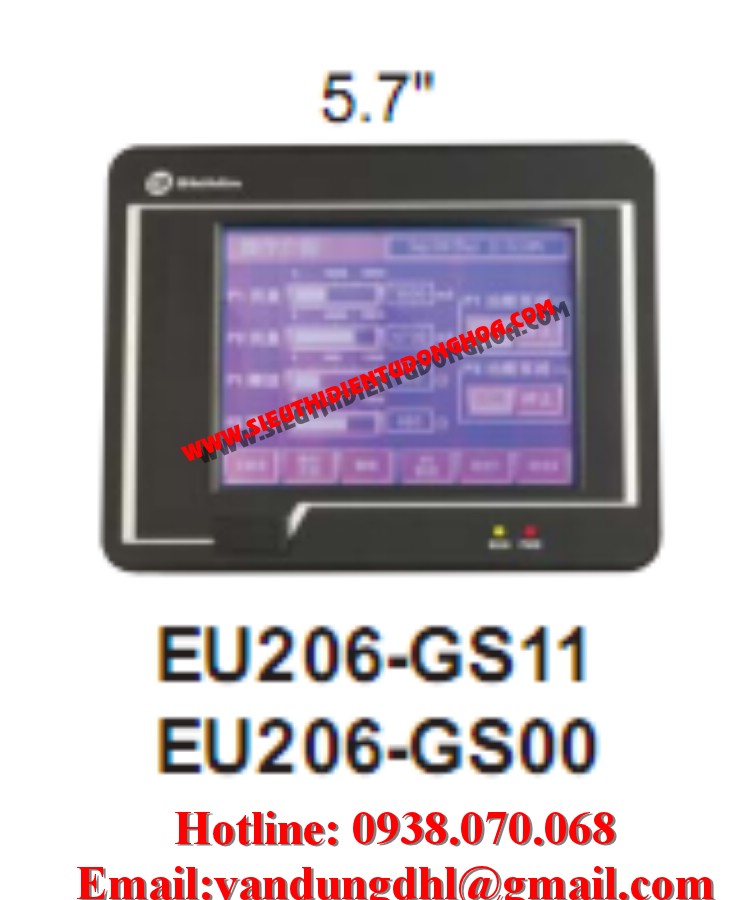 Màn hinh cảm ứng Shihlin EU206-CT11 (màu, có ethernet), EU206-CT00(màu), EU206-GS00(đen trắng), 5.7