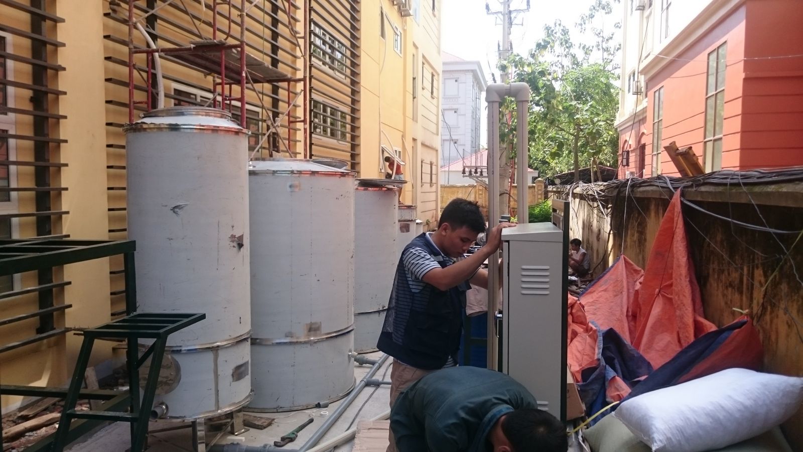 Xử lý nước thải phòng thí nghiệm TTQT Môi trường tỉnh Bắc Ninh 