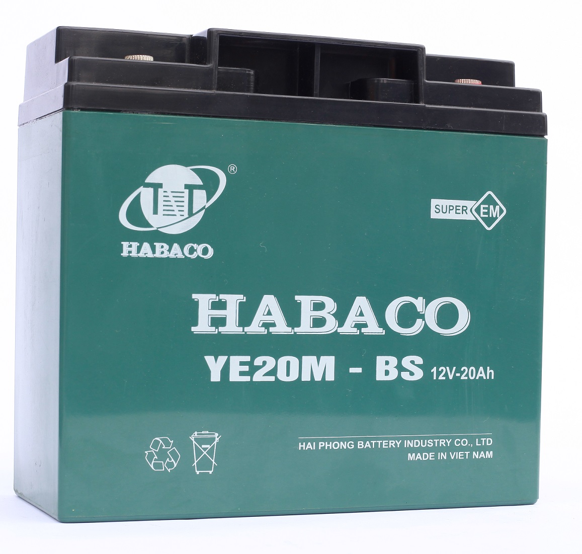 Ắc quy xe máy điện Habaco (12V - 20Ah/ 10Hr)