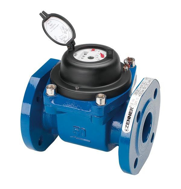 Đồng hồ đo lưu lượng nước nối bích Zenner-DN50