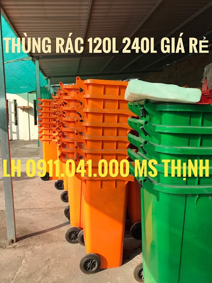 Thùng rác công cộng tại Đồng Tháp - thùng rác 2 ngăn giá rẻ