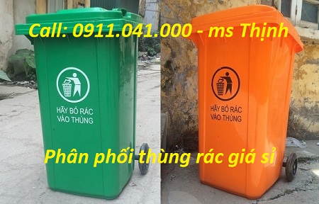 Bán thùng rác nhựa 120 lit, 240 lit