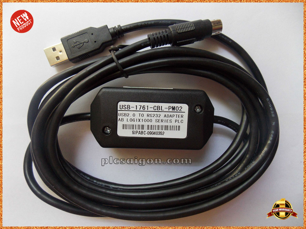 Cáp lập trình PLC ALLEN BRADLEY USB/1761-CBL-PM2