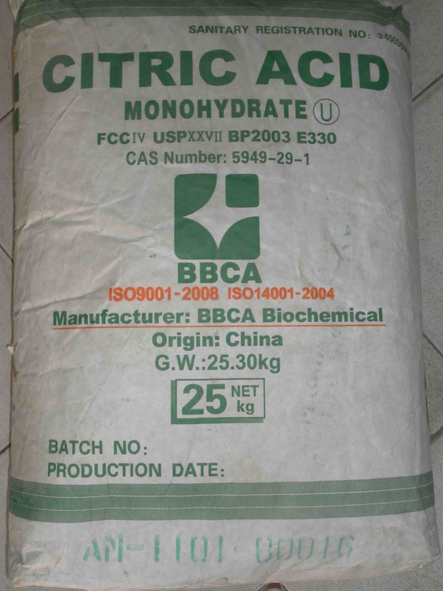 ACID CITRIC - ACID chua - bột chua - C6H8O7.H2O
