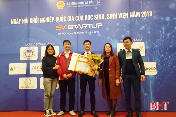 Học sinh Hà Tĩnh giành giải nhì ý tưởng khởi nghiệp